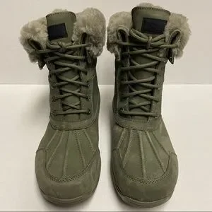 UGG Butte Mono Waterproof Leather Boots Men’s Size 8.5 Moss Green UGG Butte Mono Moss Green Boots - Men main image 4